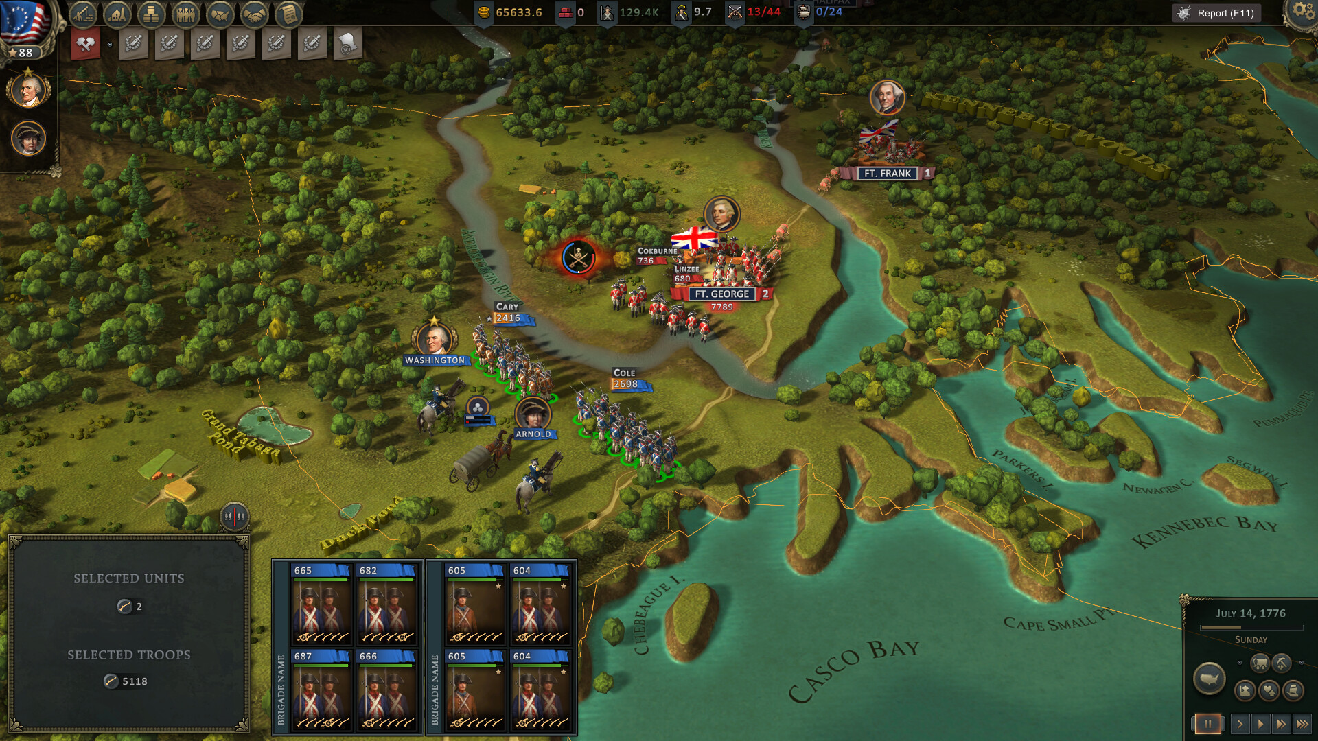 终极将军 美国独立战争（Ultimate General American Revolution）v1.03 TENOKE中文版